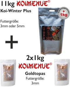 Frühlingspaket | Koi-Winter Plus & Goldtopas | 13 Kilogramm